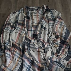 Multicolor Plaid Scarf